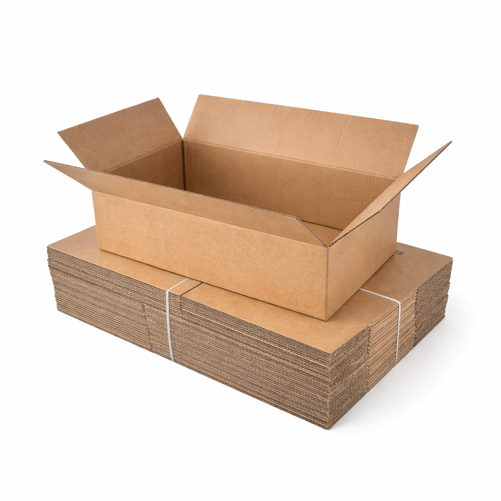 Single Wall Cardboard Boxes 17" x 10" x 5" (430 x 265 x 127 mm) - 1200