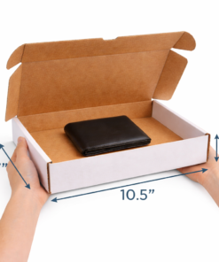 Alternative view of White Postal Boxes 10.5" x 7" x 3" (270 x 180 x 80 mm)
