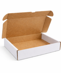 White Die Cut Parcel Postal Boxes 8"x5"x2" 200x120x50mm