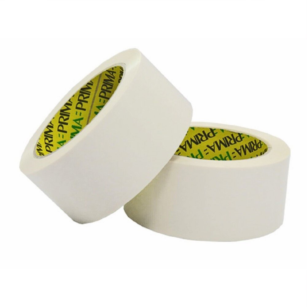 Heavy Duty White Prima PVC Vinyl Packing Tape 48mm x 66m - 6