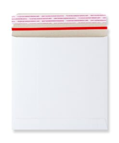 Strong 7" White Vinyl Record LP Mailer Envelopes 195mm x 195mm