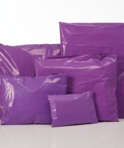 Alternative view of Purple Postage Poly Mailing Bags 17" x 22" - 430x560mm
