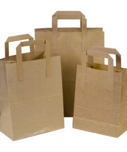 Kraft Paper SOS Takeaway Bags