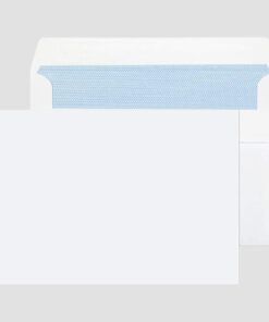 C6 White Plain Self Seal Envelopes 114x162mm