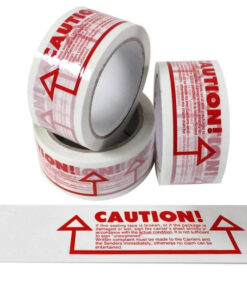 Caution Printed Low Noise Sealing Tape 48mm x 66m