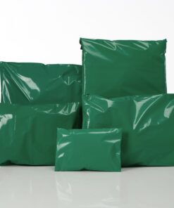 Alternative view of Strong Dark Green Postage Poly Mailing Bags 6" x 9" - 165x230mm