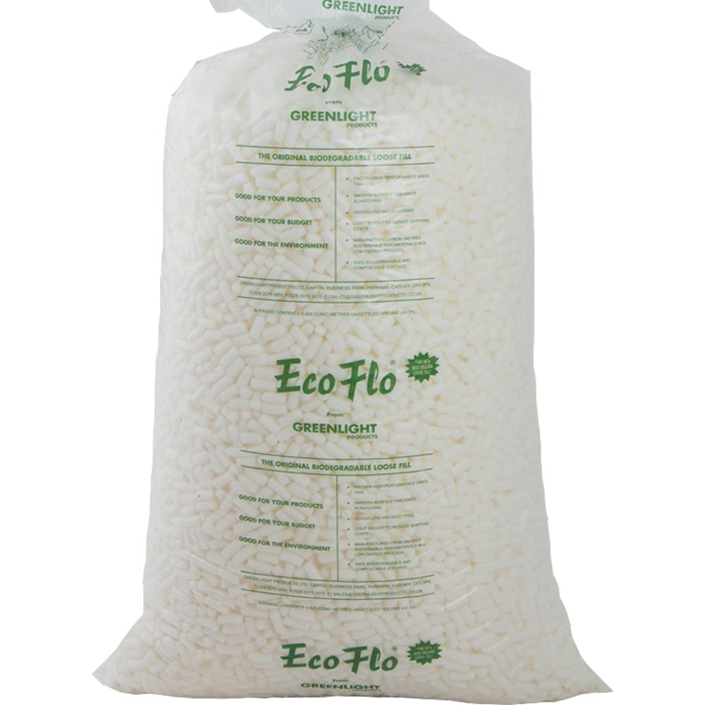 ECOFLO Biodegradable Loose Void Fill - 15 Cubic ft Bags - 15
