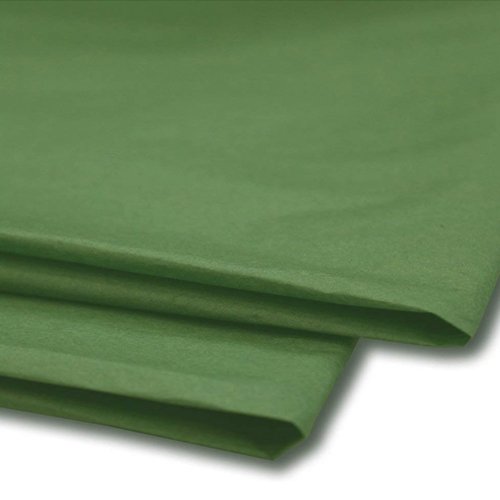 Dark Green Acid Free Tissue Paper 500mm x 750mm 18gsm