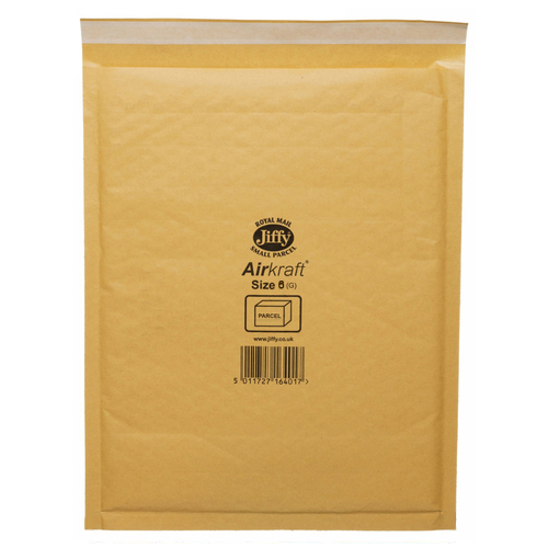 Jiffy Airkraft Size JL6 (J) Padded Envelopes 290x445mm
