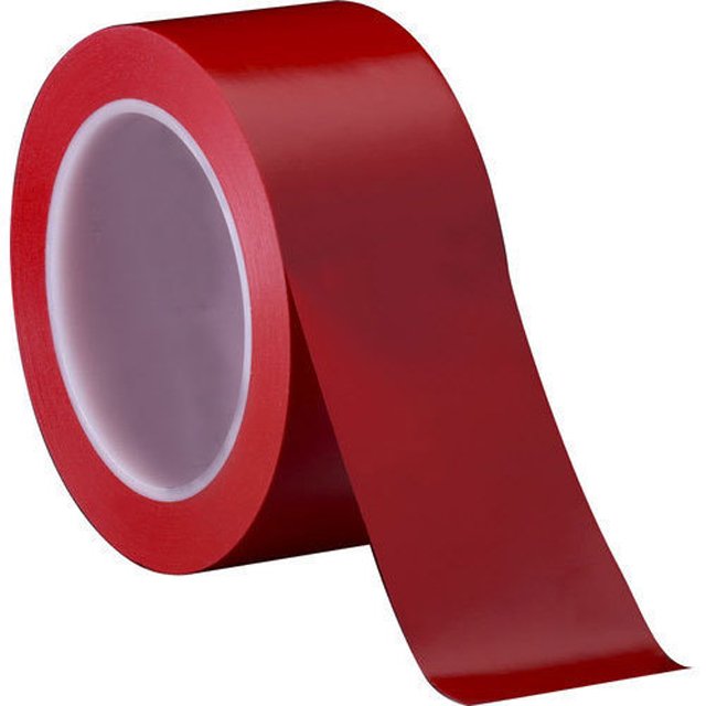 Red Coloured Low Noise Strong Packing Tape 50mm x 66m 2" - 6