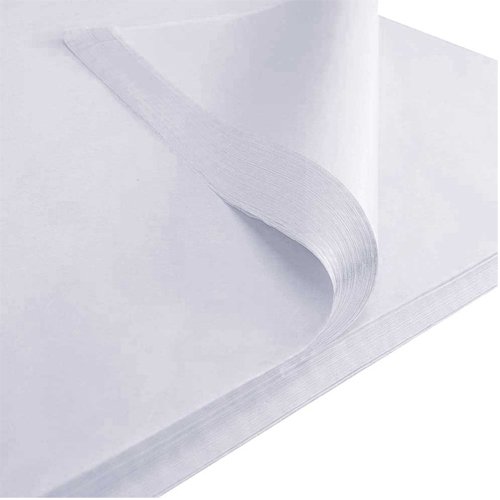 White Acid Free Tissue Paper 375mm x 500mm 18gsm