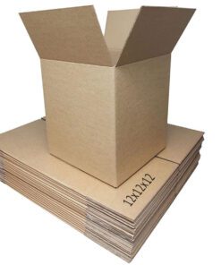 Single Wall Cardboard Boxes 12" x 12" x 12" (305 x 305 x 305 mm)