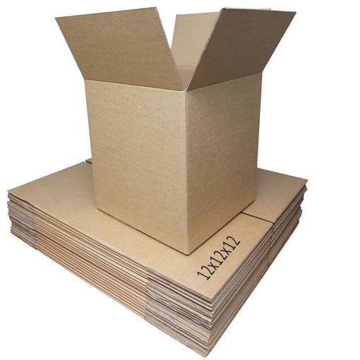 Single Wall Cardboard Boxes 12" x 12" x 12" (305 x 305 x 305 mm)