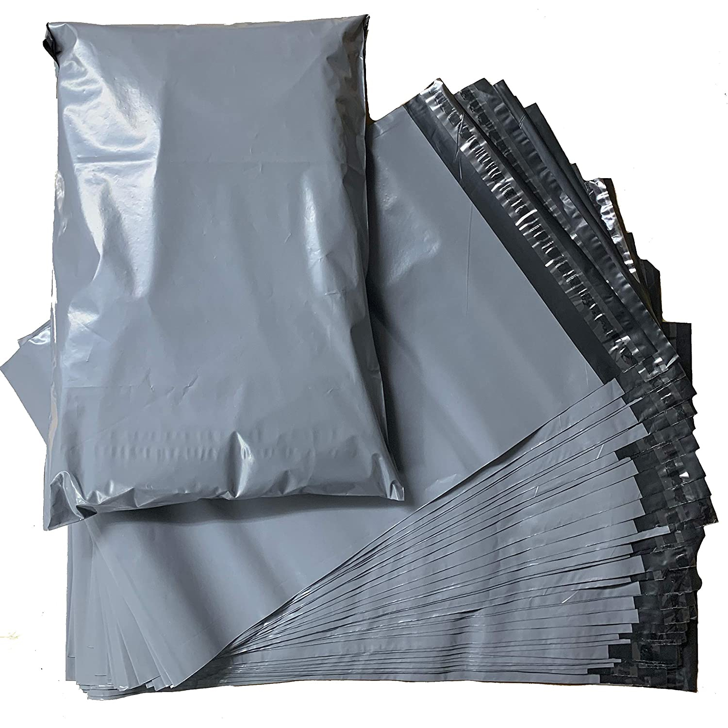 Grey Strong Postage Poly Mailing Bags 10"x12" - 250x300mm - Image 2