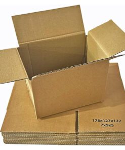 Alternative view of Small Single Wall Cardboard Boxes 7" x 5" x 5" (178 x 127 x 127 mm)