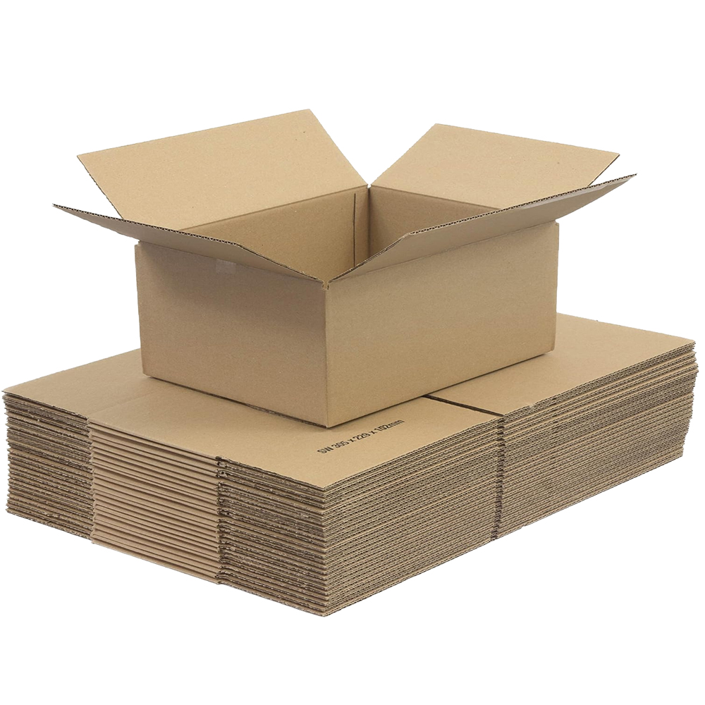 Single Wall Cardboard Boxes 12" x 9" x 4" (305 x 229 x 102 mm) - 25