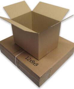 Single Wall Cardboard Boxes 12" x 9" x 9" (305 x 229 x 229 mm)