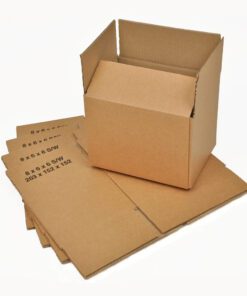 Small Single Wall Cardboard Boxes 8" x 6" x 6" (203 x 152 x 152 mm)